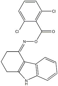 4-{[(2,6-dichlorobenzoyl)oxy]imino}-2,3,4,9-tetrahydro-1H-carbazole Structure