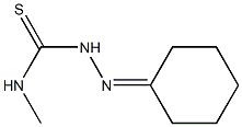 N1-methyl-2-cyclohexylidenhydrazine-1-carbothioamide 구조식 이미지