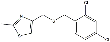 4-{[(2,4-dichlorobenzyl)thio]methyl}-2-methyl-1,3-thiazole Structure