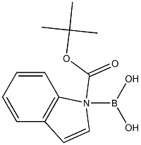 N-BOC-1-INDOLE BORONIC ACID Structure