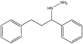 (1,3-diphenylpropyl)hydrazine Structure