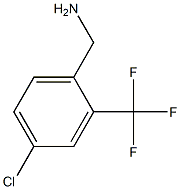 (4-chloro-2-(trifluoromethyl)phenyl)methanamine Structure