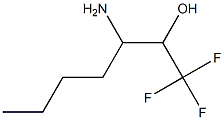 3-amino-1,1,1-trifluoroheptan-2-ol Structure