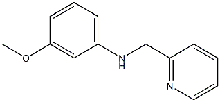 3-methoxy-N-((pyridin-2-yl)methyl)benzenamine Structure