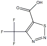 4-(trifluoromethyl)-1,2,3-thiadiazole-5-carboxylic acid Structure