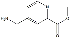 4-Aminomethyl-pyridine-2-carboxylic acid methyl ester 구조식 이미지