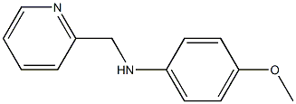 4-methoxy-N-((pyridin-2-yl)methyl)benzenamine 구조식 이미지
