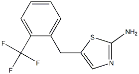 5-(2-TRIFLUOROMETHYL-BENZYL)-THIAZOL-2-YLAMINE Structure