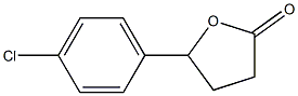 5-(4-chlorophenyl)-dihydrofuran-2(3H)-one Structure