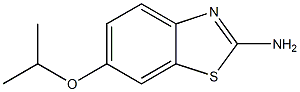 6-isopropoxybenzo[d]thiazol-2-amine 구조식 이미지