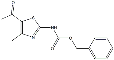 benzyl 5-acetyl-4-methylthiazol-2-ylcarbamate Structure