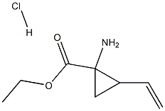 ethyl 1-amino-2-vinylcyclopropanecarboxylate hydrochloride 구조식 이미지