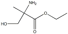 ethyl 2-amino-3-hydroxy-2-methylpropanoate 구조식 이미지