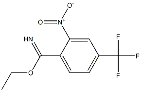 ethyl 4-(trifluoromethyl)-2-nitrobenzoimidate 구조식 이미지
