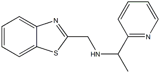 (1,3-benzothiazol-2-ylmethyl)[1-(pyridin-2-yl)ethyl]amine 구조식 이미지