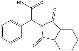 (1,3-dioxooctahydro-2H-isoindol-2-yl)(phenyl)acetic acid Structure