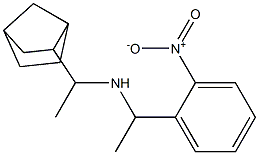 (1-{bicyclo[2.2.1]heptan-2-yl}ethyl)[1-(2-nitrophenyl)ethyl]amine 구조식 이미지