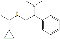 (1-cyclopropylethyl)[2-(dimethylamino)-2-phenylethyl]amine 구조식 이미지