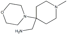 (1-methyl-4-morpholin-4-ylpiperidin-4-yl)methylamine Structure