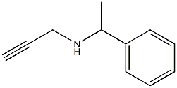 (1-phenylethyl)(prop-2-yn-1-yl)amine Structure