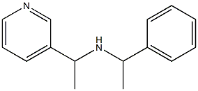 (1-phenylethyl)[1-(pyridin-3-yl)ethyl]amine Structure