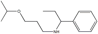 (1-phenylpropyl)[3-(propan-2-yloxy)propyl]amine 구조식 이미지