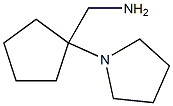 (1-pyrrolidin-1-ylcyclopentyl)methylamine 구조식 이미지