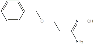 (1Z)-3-(benzyloxy)-N'-hydroxypropanimidamide 구조식 이미지