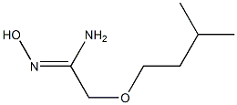 (1Z)-N'-hydroxy-2-(3-methylbutoxy)ethanimidamide 구조식 이미지