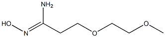 (1Z)-N'-hydroxy-3-(2-methoxyethoxy)propanimidamide 구조식 이미지