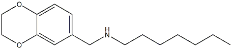 (2,3-dihydro-1,4-benzodioxin-6-ylmethyl)(heptyl)amine 구조식 이미지