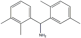 (2,3-dimethylphenyl)(2,5-dimethylphenyl)methanamine Structure