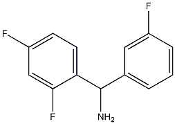 (2,4-difluorophenyl)(3-fluorophenyl)methanamine 구조식 이미지