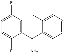 (2,5-difluorophenyl)(2-iodophenyl)methanamine Structure