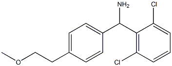 (2,6-dichlorophenyl)[4-(2-methoxyethyl)phenyl]methanamine 구조식 이미지
