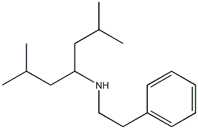 (2,6-dimethylheptan-4-yl)(2-phenylethyl)amine 구조식 이미지