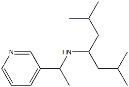 (2,6-dimethylheptan-4-yl)[1-(pyridin-3-yl)ethyl]amine 구조식 이미지