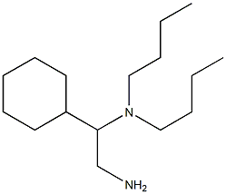 (2-amino-1-cyclohexylethyl)dibutylamine Structure