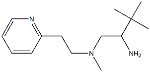 (2-amino-3,3-dimethylbutyl)(methyl)[2-(pyridin-2-yl)ethyl]amine Structure