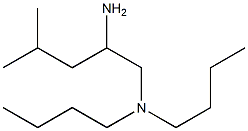 (2-amino-4-methylpentyl)dibutylamine Structure