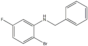 (2-bromo-5-fluorophenyl)(phenyl)methylamine 구조식 이미지