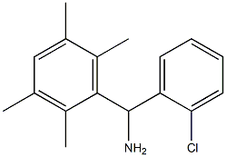 (2-chlorophenyl)(2,3,5,6-tetramethylphenyl)methanamine Structure