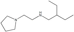 (2-ethylbutyl)[2-(pyrrolidin-1-yl)ethyl]amine 구조식 이미지