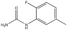 (2-fluoro-5-methylphenyl)urea Structure