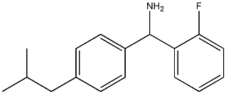 (2-fluorophenyl)[4-(2-methylpropyl)phenyl]methanamine Structure