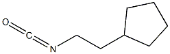 (2-isocyanatoethyl)cyclopentane 구조식 이미지