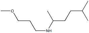 (3-methoxypropyl)(5-methylhexan-2-yl)amine Structure