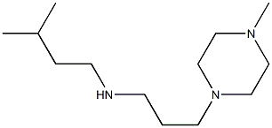(3-methylbutyl)[3-(4-methylpiperazin-1-yl)propyl]amine 구조식 이미지