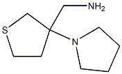 (3-pyrrolidin-1-yltetrahydrothien-3-yl)methylamine 구조식 이미지