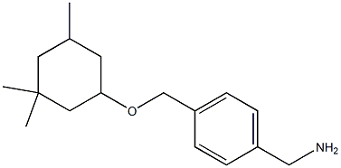 (4-{[(3,3,5-trimethylcyclohexyl)oxy]methyl}phenyl)methanamine Structure
